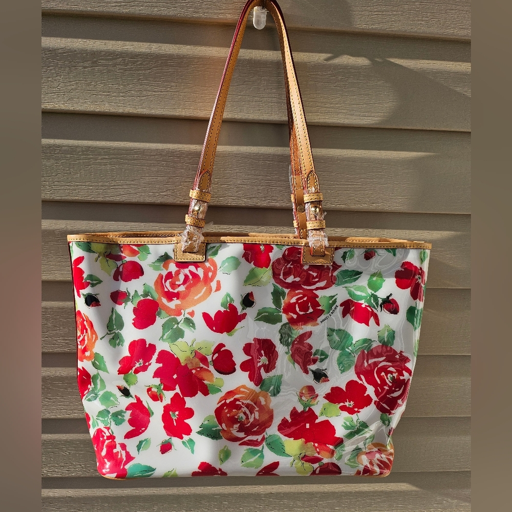 Dooney & Bourke Floral Tote Bag - Picture 3 of 16